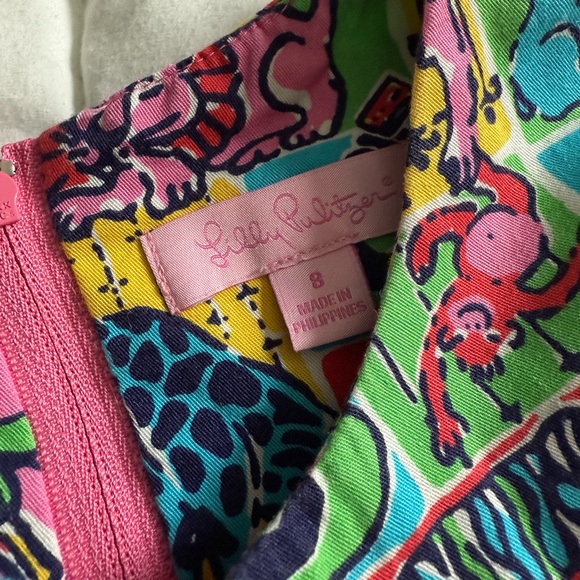 Girls Lilly Pulitzer Shift Dress, size 8 - Picture 3 of 3